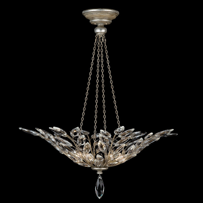 Fine Art 753640ST Four Light Pendant, Silver