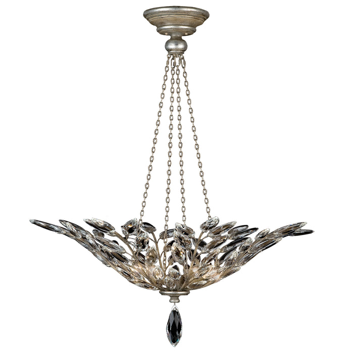 Fine Art 753640ST Four Light Pendant, Silver