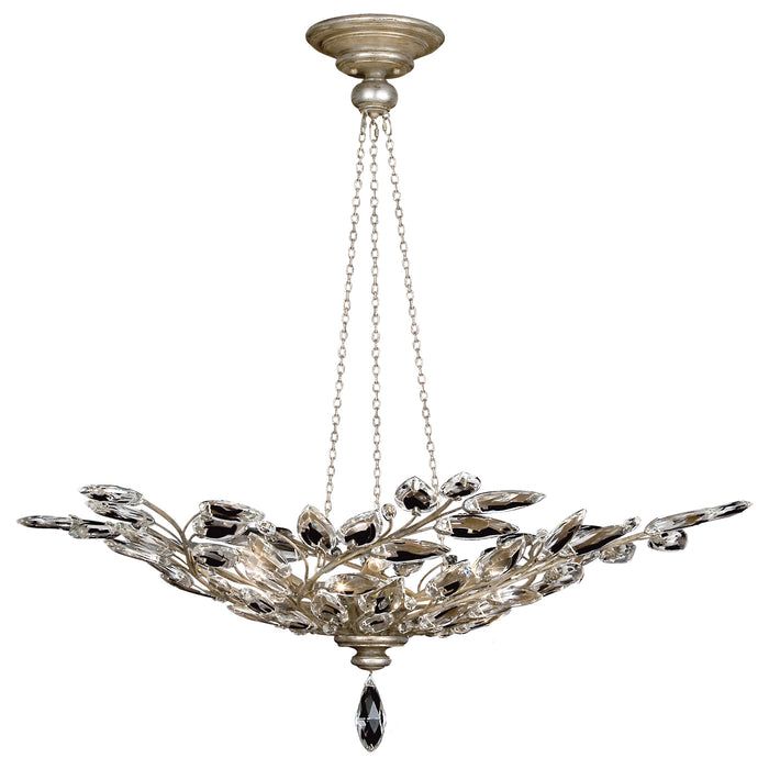 Fine Art 753740ST Six Light Pendant, Silver