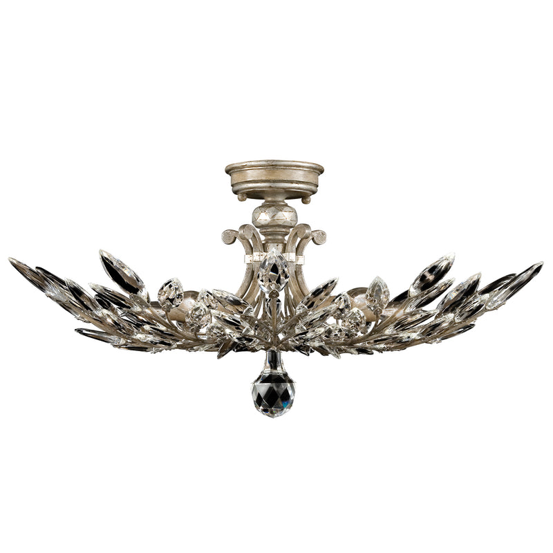 Fine Art 753440ST Five Light Semi-Flush Mount, Silver