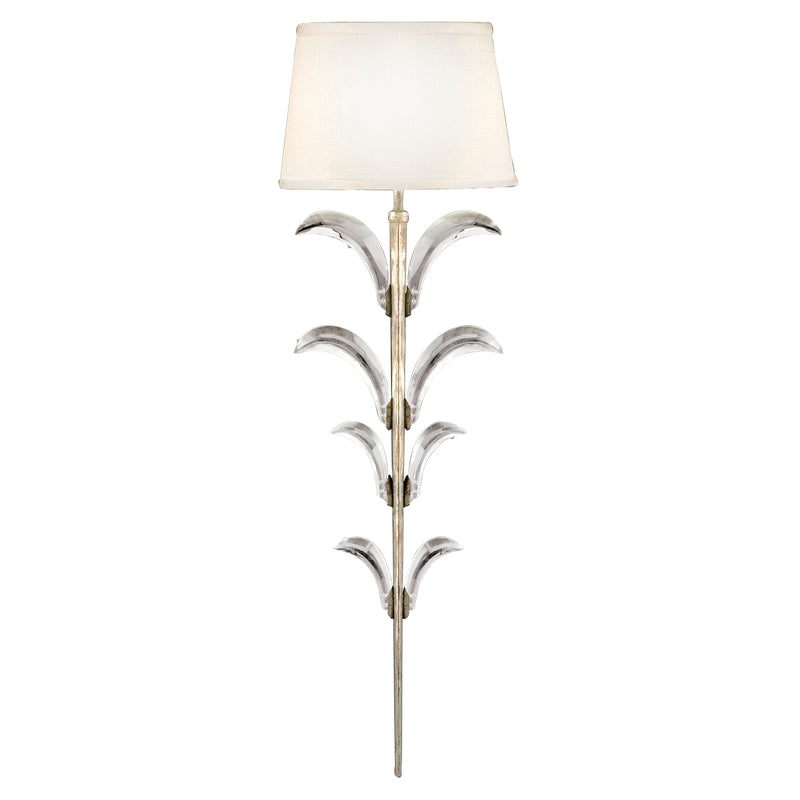 Fine Art 738450ST One Light Wall Sconce, Silver