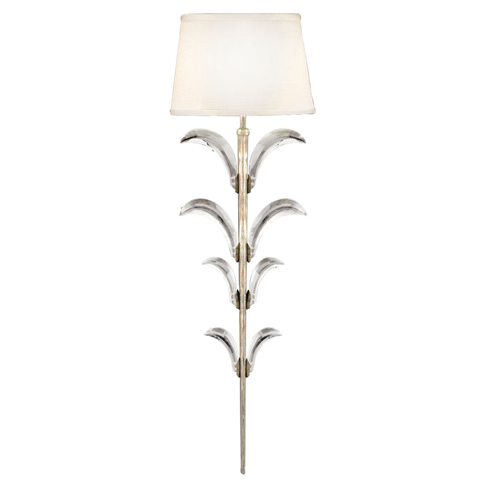 Fine Art 738450ST One Light Wall Sconce, Silver