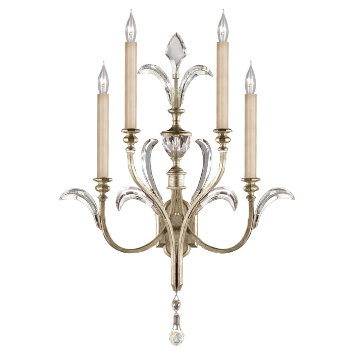 Fine Art 738650ST Four Light Wall Sconce, Silver