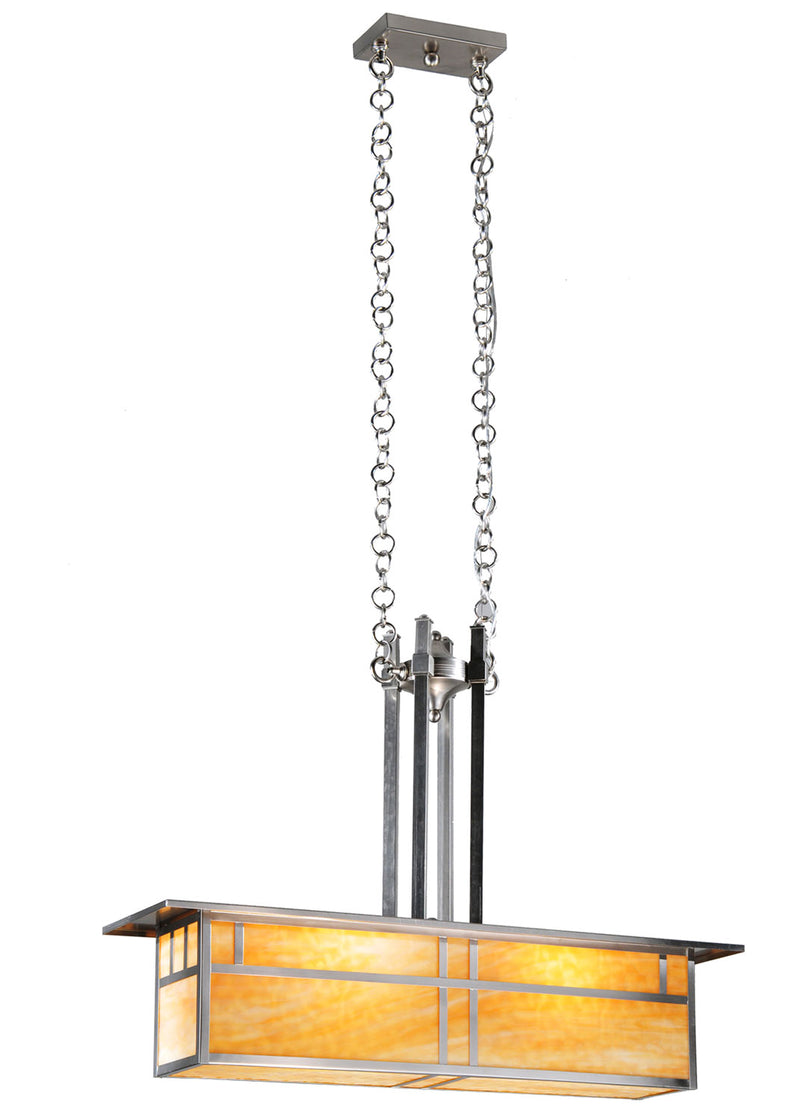 Meyda Tiffany 106377 Two Light Island Pendant, Nickel