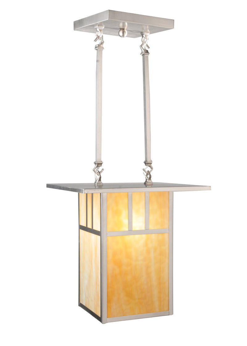 Meyda Tiffany 106383 Two Light Pendant, Brushed Nickel
