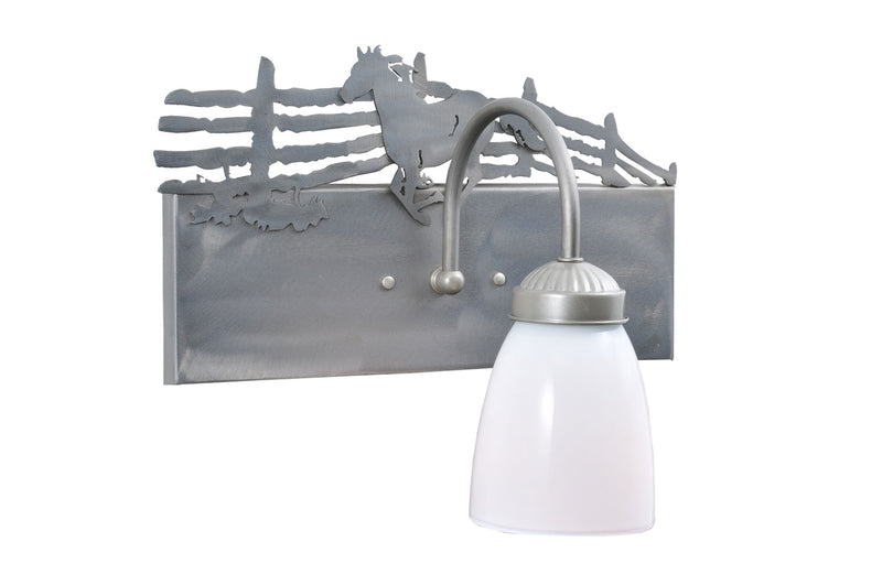 Meyda Tiffany 106675 One Light Wall Sconce, Steel
