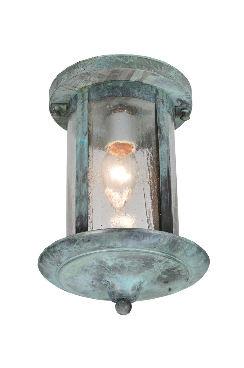 Meyda Tiffany 106781 Flushmount, Verdigris