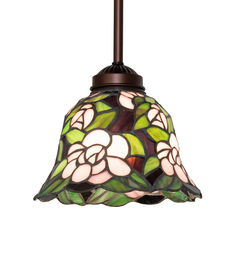 Meyda Tiffany 12862 One Light Mini Pendant, Mahogany Bronze