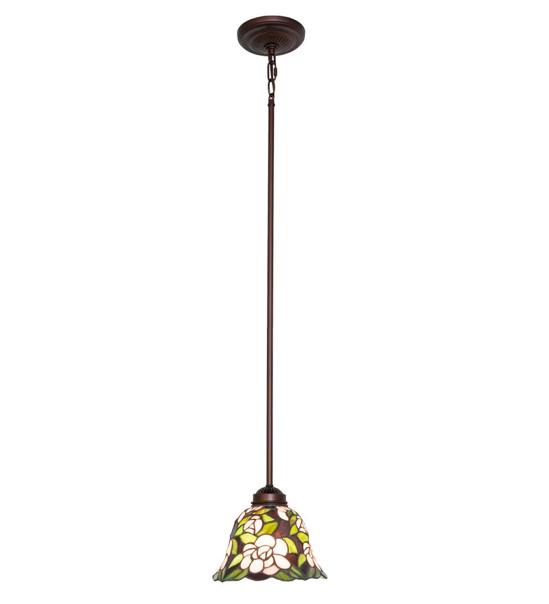 Meyda Tiffany 12862 One Light Mini Pendant, Mahogany Bronze
