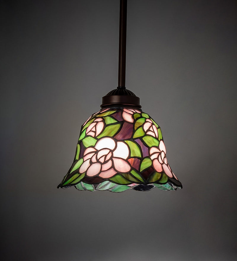 Meyda Tiffany 12862 One Light Mini Pendant, Mahogany Bronze