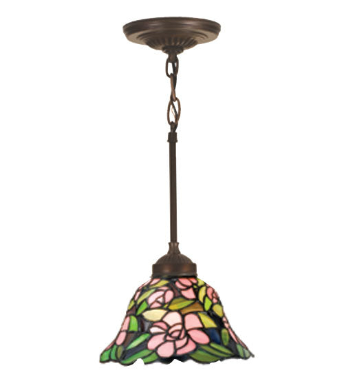 Meyda Tiffany 12862 One Light Mini Pendant, Mahogany Bronze