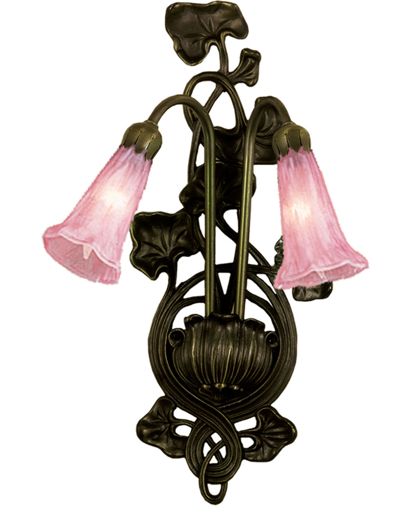 Meyda Tiffany 17552 Two Light Wall Sconce, Bronze