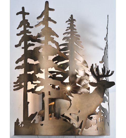 Meyda Tiffany 49253 One Light Wall Sconce, Antique Copper