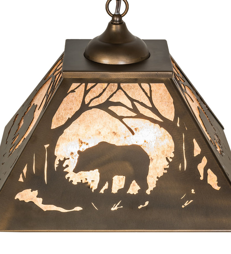 Meyda Tiffany 51489 Two Light Pendant, Antique Copper