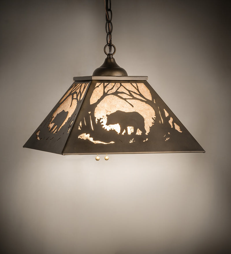 Meyda Tiffany 51489 Two Light Pendant, Antique Copper