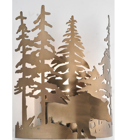 Meyda Tiffany 51493 One Light Wall Sconce, Antique Copper