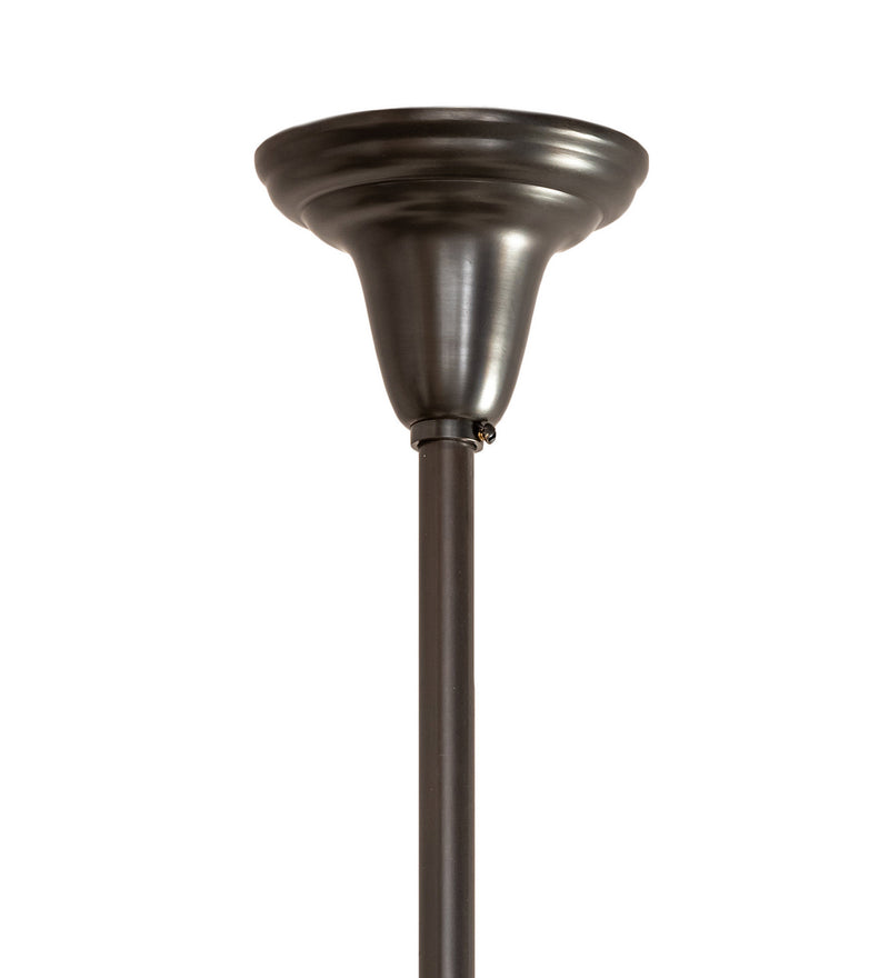 Meyda Tiffany 61071 Four Light Chandelier, Craftsman Brown