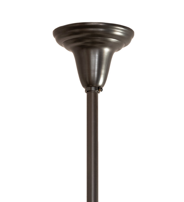 Meyda Tiffany 61071 Four Light Chandelier, Craftsman Brown