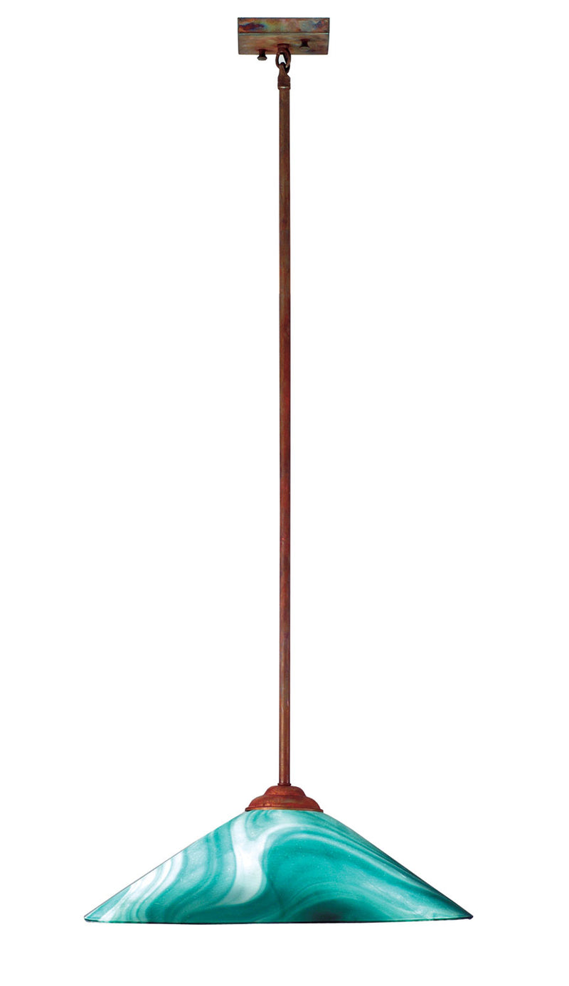 Meyda Tiffany 70824 One Light Pendant, Vintage Copper