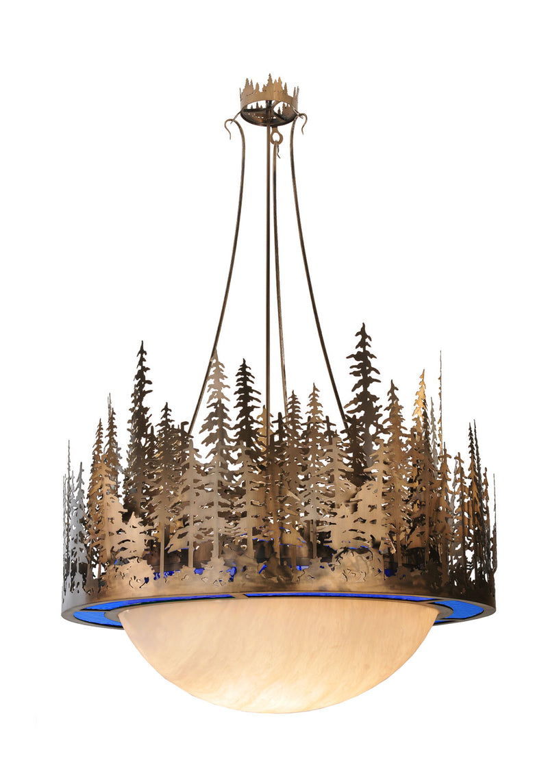 Meyda Tiffany 81179 Eight Light Pendant, Antique Copper