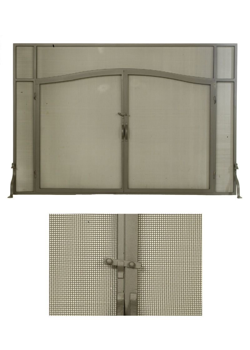 Meyda Tiffany 81232 Fireplace Screen, Wrought Iron