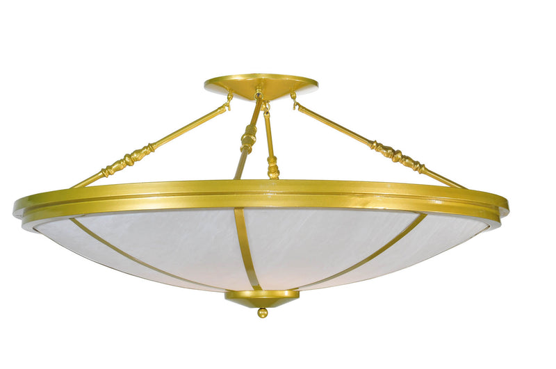 Meyda Tiffany 99806 Eight Light Semi-Flushmount, Polished Idalight