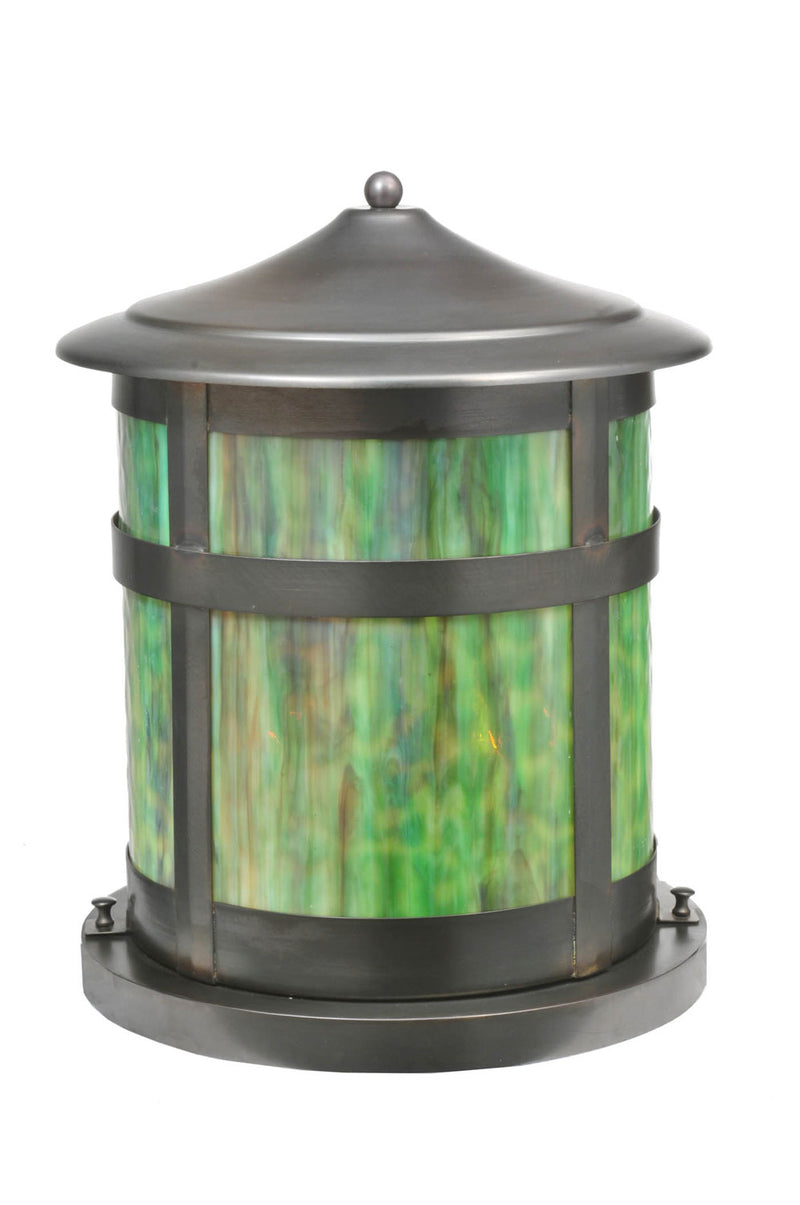 Meyda Tiffany 99904 Two Light Pier Mount, Craftsman Brown