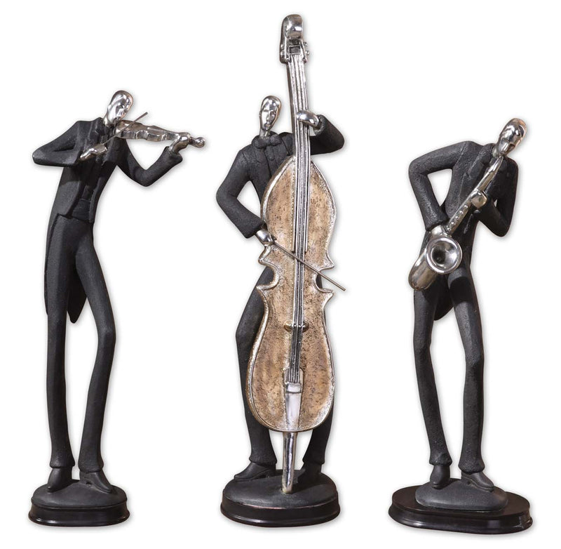 Uttermost 19061 Figurines, Set/3, Silver