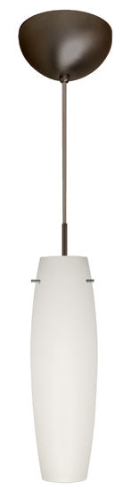Besa 1BC-412107-BR One Light Pendant, Bronze