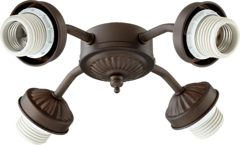 Quorum 2444-8086 LED Fan Light Kit, Oiled Bronze