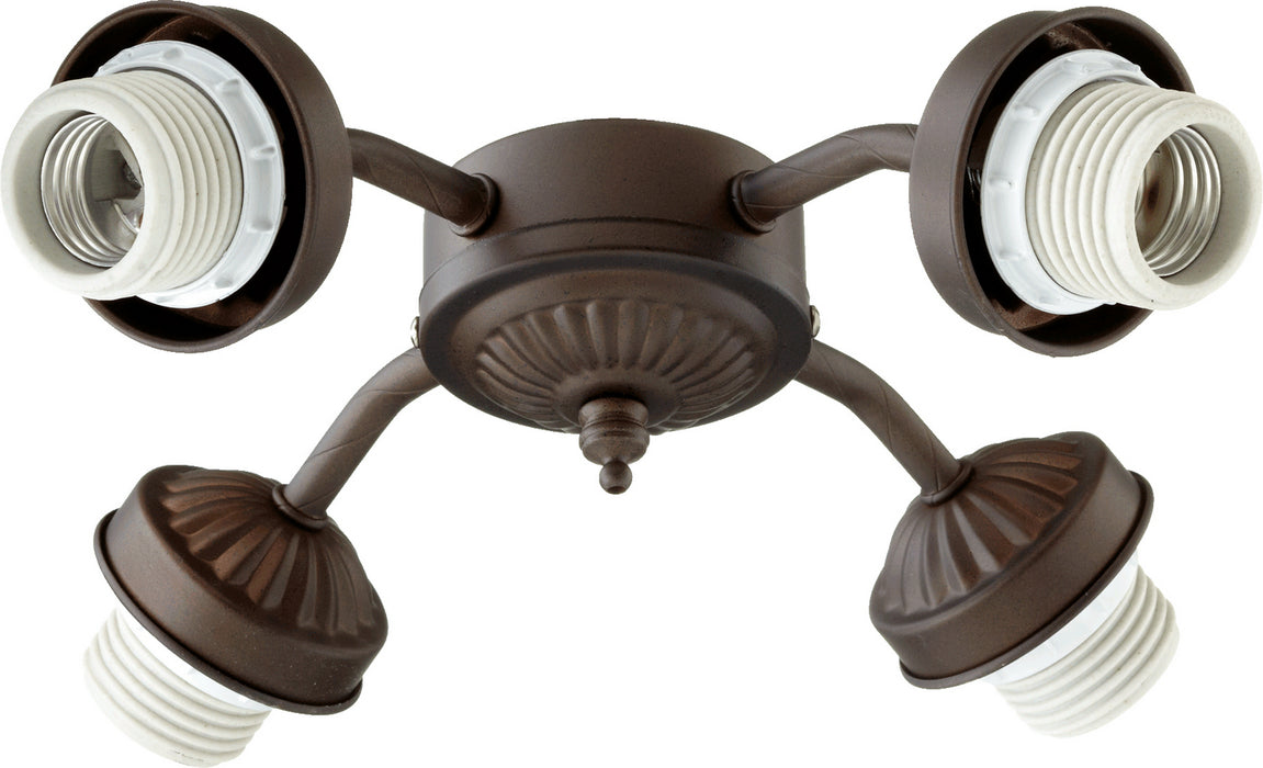 Quorum 2444-8086 LED Fan Light Kit, Oiled Bronze