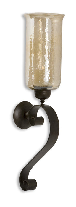 Uttermost 19150 Candle Wall Sconce, Antique Bronze