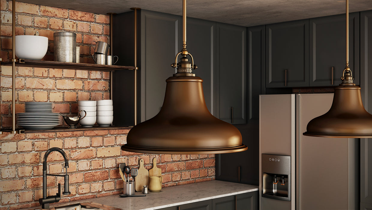 Quoizel ER1814PN One Light Pendant, Palladian Bronze