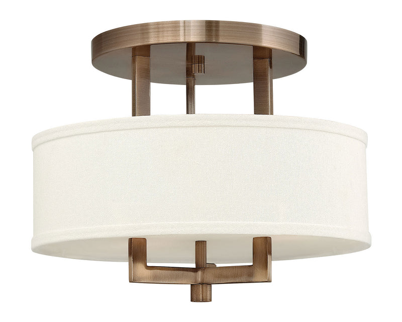 Hinkley 3200BR LED Semi-Flush Mount, Brushed Bronze
