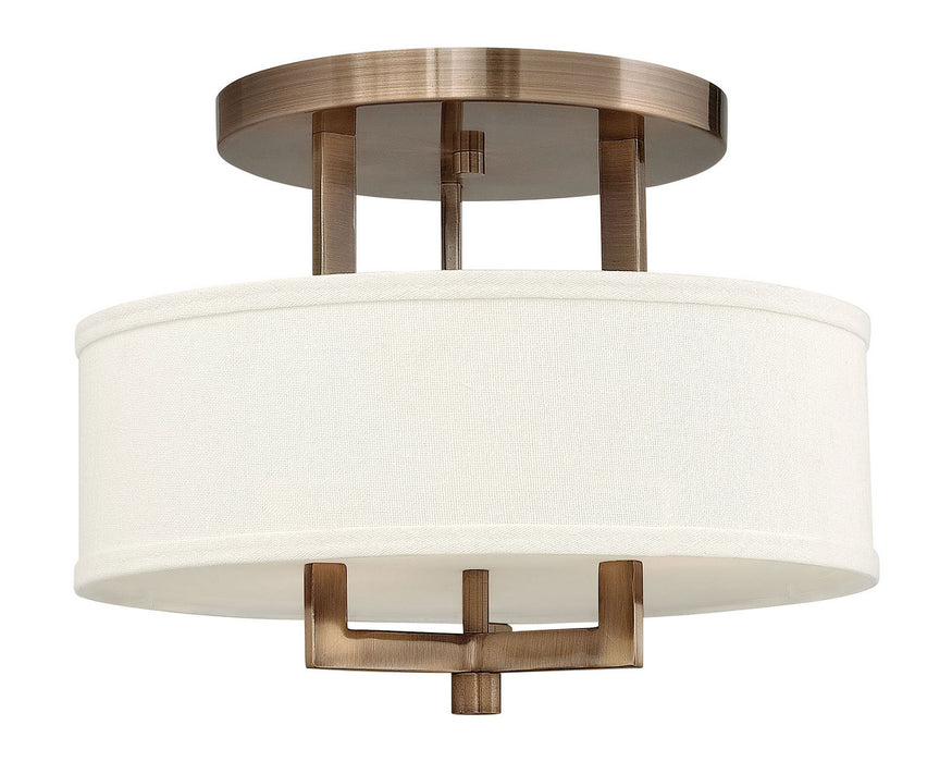 Hinkley 3200BR LED Semi-Flush Mount, Brushed Bronze