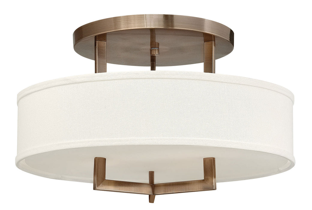 Hinkley 3201BR LED Semi-Flush Mount, Brushed Bronze