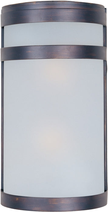 Maxim 5002FTOI Two Light Outdoor Wall Lantern, Oil Rubbed Bronze