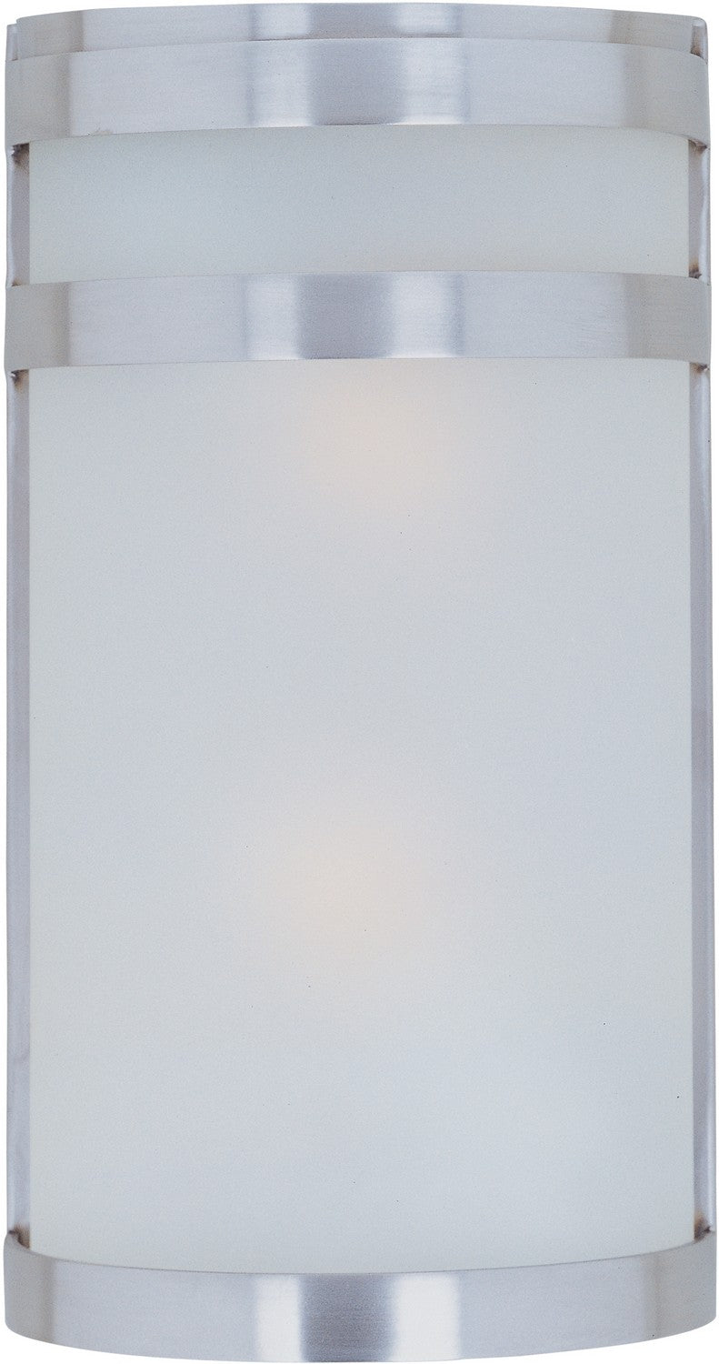 Maxim 5002FTSST Two Light Outdoor Wall Lantern, Stainless Steel