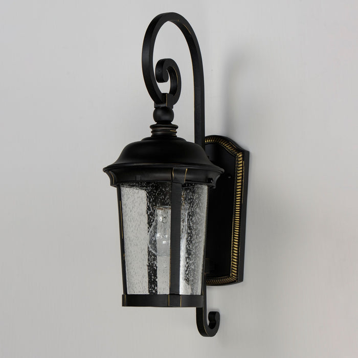 Maxim 40093CDBZ One Light Outdoor Wall Lantern, Bronze