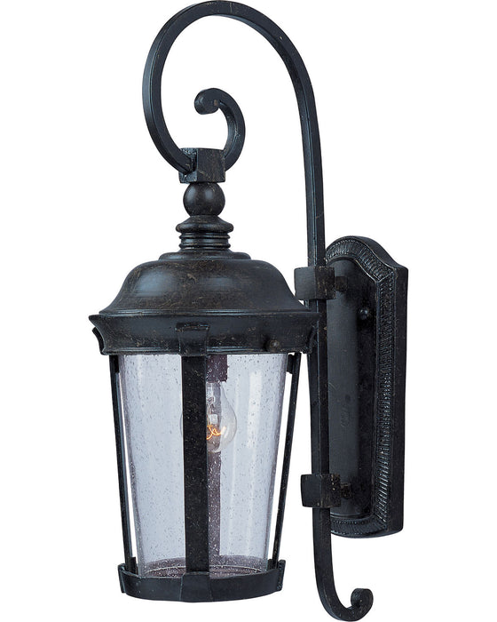 Maxim 40093CDBZ One Light Outdoor Wall Lantern, Bronze