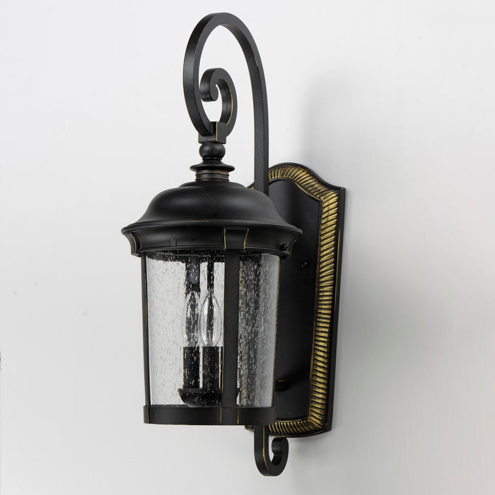 Maxim 40094CDBZ Three Light Outdoor Wall Lantern, Bronze