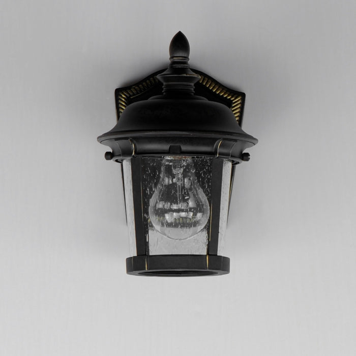 Maxim 40096CDBZ One Light Outdoor Wall Lantern, Bronze
