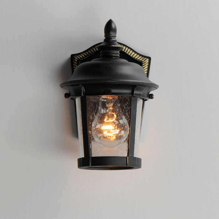 Maxim 40096CDBZ One Light Outdoor Wall Lantern, Bronze