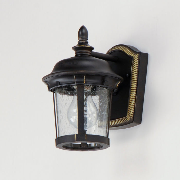 Maxim 40096CDBZ One Light Outdoor Wall Lantern, Bronze