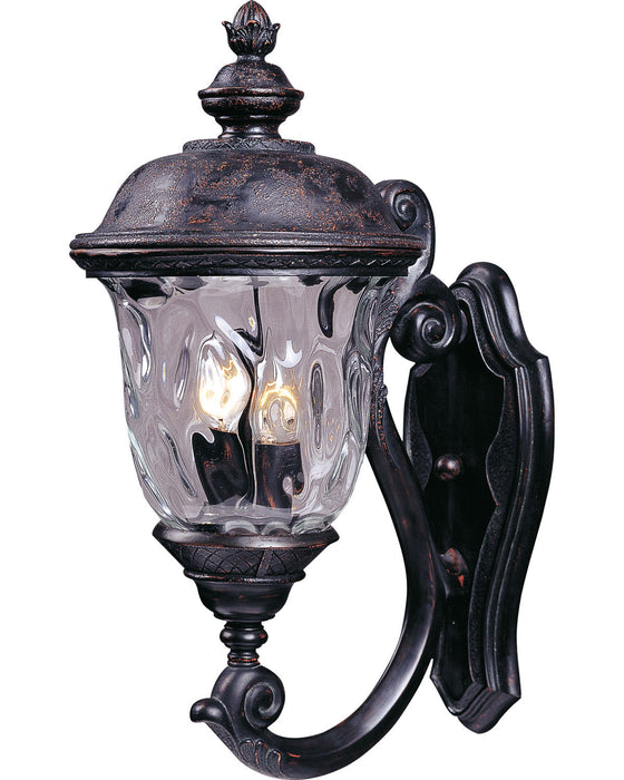 Maxim 40423WGOB Two Light Outdoor Wall Lantern, Oriental Bronze