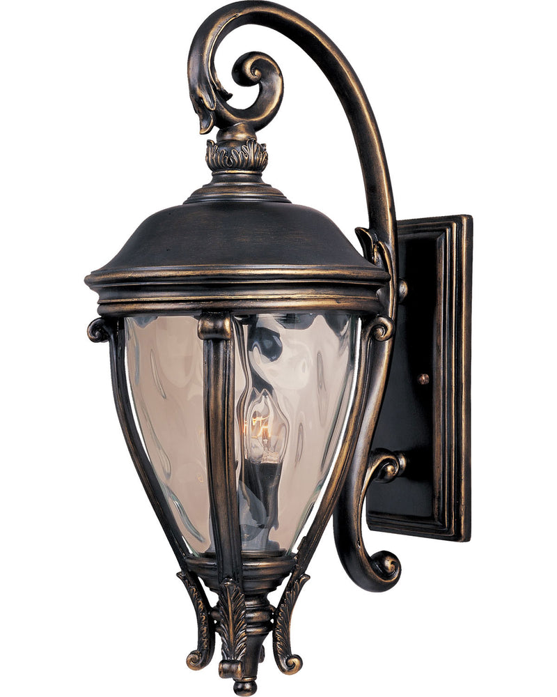 Maxim 41426WGGO Three Light Outdoor Wall Lantern, Golden Bronze