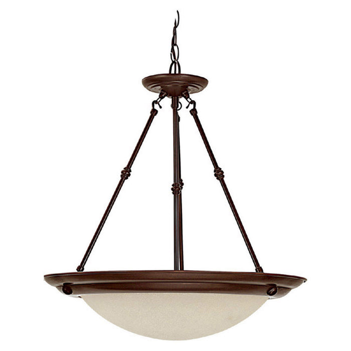 Capital Lighting 2720BB Three Light Pendant, Burnished Bronze