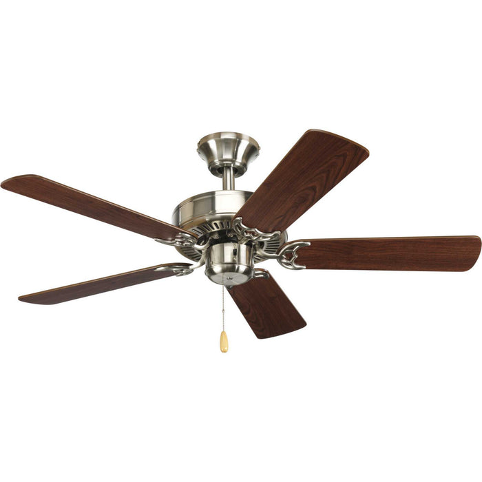 Progress Lighting P2500-09 42" Ceiling Fan, Brushed Nickel