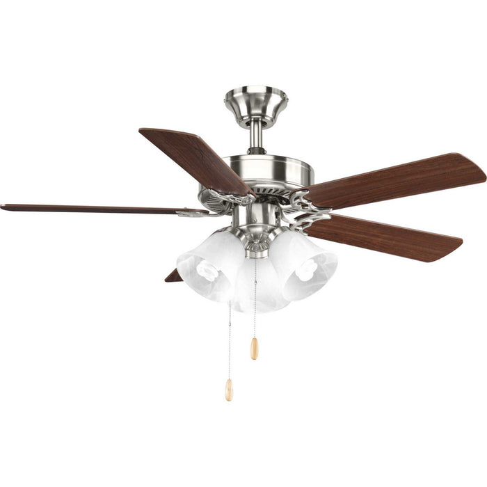 Progress Lighting P2500-09 42" Ceiling Fan, Brushed Nickel