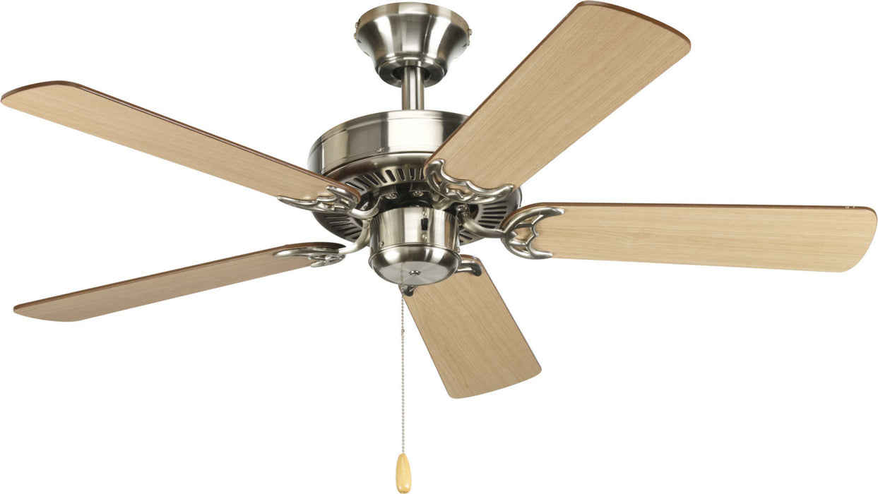 Progress Lighting P2500-09 42" Ceiling Fan, Brushed Nickel